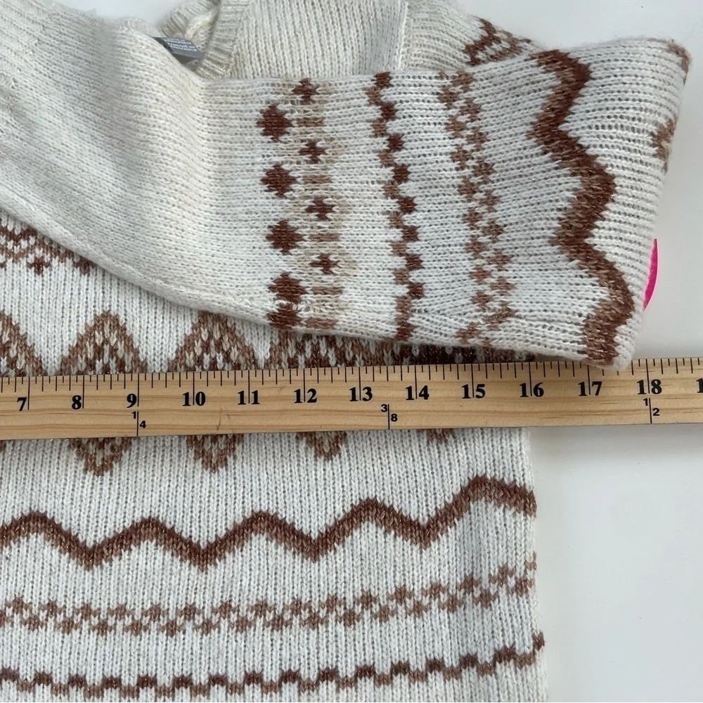 Children's Place Girls Mommy & Me Fairisle Sweater Dress Bunnys Tail Size 14 XL - Picture 9 of 10